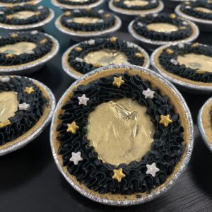 A photograph of lunar eclipse mini ice cream pies